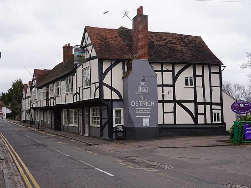 The Ostrich Inn, Colnbrook, Haunted Hotels England